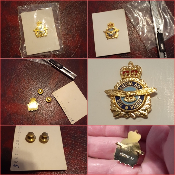 Authentic RARE RCAF Pin Breadner PER ARDUA AD ASTRA Air Force Sealed - Picture 11 of 16